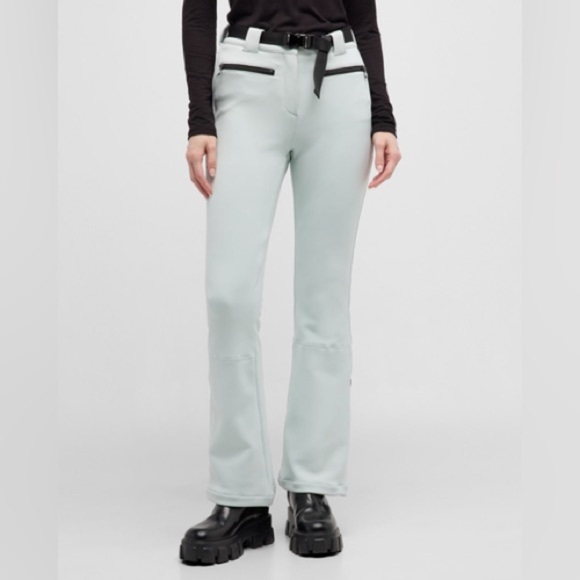 Erin Snow Pants - Erin Snow Elle Slim-Fit Ski Pants size 6 Bootcut Flare Size Luxury Alpine mist